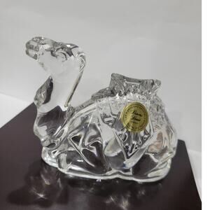 Vintage Princess‎ House Lead Crystal Camel Figurine Nativity Replacement